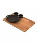 Platou servire cu tava 25 x 39,5 cm - LAVA