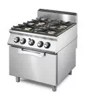 Masina de gatit pe gaz, 4 arzatoare, cuptor static pe gaz
