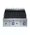 Grill de banc PowerGrill Electrolux Professional, alimentare pe gaz, modul complet - HP, inox 1,5 mm