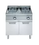 Friteuza electrica autonoma  Electrolux Professional 14+14 litri, cu 2 cuve si 2 cosuri, elementi de incalzire externi