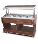Bufet bain-marie model insula, 4xGN1/1, h150mm