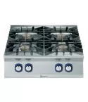 Masina de gatit cu 4 arzatoare (10 kW fiecare) Electrolux Professional, alimentare gaz, de banc