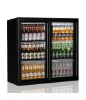 Frigider bar, 2 usi de sticla glisante, 201 litri