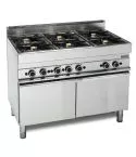 Masina de gatit pe gaz cu cuptor maxi pe gaz, 6 arzatoare