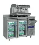 Modul bar refrigerat, 2 usi sticla GN1/1