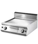 Grill pe gaz cu placa neteda cromata, de banc, 695x610 mm