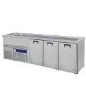 Modul refrigerat de servire, 2 cuva pe stanga, 3 usi pentru butoaie 50 l