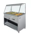 Vitrina bain-marie, 4xGN1/1