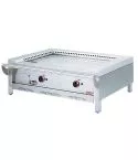Plita Teppanyaki pe gaz, de banc, 2 zone