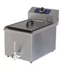 Friteuza electrica,robinet de golire, de banc, capacitate ulei 10 litri