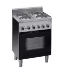 Masina de gatit electrica cu cuptor cu convectie, 4 plite, gratar electric