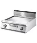 Grill electric cu placa neteda cromata, de banc, 695x610 mm