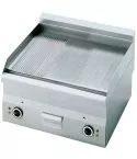 Grill electric cu placa 2/3 neteda si 1/3 cu caneluri, de banc, 59,5x47 cm