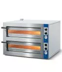 Cuptor pizza electric, 4+4 pizza/35 cm, control mecanic