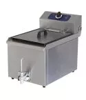 Friteuza electrica, robinet de golire, de banc, capacitate ulei 8 litri