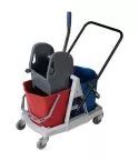 Carucior spalatorie si curatare, 2 recipiente 25 litri
