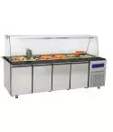 Modul refrigerat pentru preparare, 4 usi, 6xGN1/1