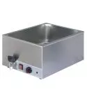 Bain-marie cu robinet de golire, o cuva GN1/1
