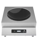 Wok cu inductie profesional patrat pentru instalare pe blat (plug-in); Cuva wok din vitroceramica rezistenta la impact, grosime 4 mm