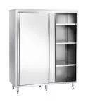 Dulap depozitare vertical cu usi glisante, 3 polite, 1mx60cm