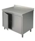 Masa tip dulap, cu rebord, 2 usi batante, 800x600 mm