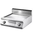 Gratar electric cu placa neteda cromata, de banc, 670x530 mm