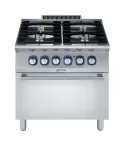 Masina de gatit cu 4 arzatoare (5,5 kW fiecare) Electrolux Professional, alimentare gaz, si cuptor electric (6 kW)