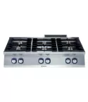Masina de gatit Electrolux Professional cu 6 arzatoare (5,5 kW fiecare), alimentare gaz, de banc