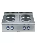 Masina de gatit Electrolux Professional cu 4 plite (2,6 kW fiecare), alimentare electrica, de banc
