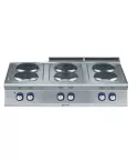 Masina de gatit Electrolux Professional cu 6 plite (2,6 kW fiecare), alimentare electrica, de banc