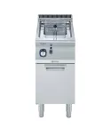 Friteuza autonoma alimentare gaz Electrolux Professional, 7 litri, cu o cuva in forma de „V” (arzatoare externe) si 1 cos