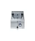 Friteuza electrica 12 litri  Electrolux Professional, cu 1 cuva si 1 cos, elementi de incalzire interni.