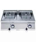 Friteuza electrica  Electrolux Professional 12+12 litri, cu 2 cuve si 2 cosuri, elementi de incalzire interni