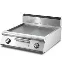 Gratar electric cu placa striata, de banc, 670x530 mm