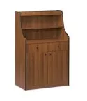 Dulap de serviciu cu 2 sertare, 1 cos, 1 usa si structura verticala raft