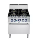 Masina de gatit cu 4 arzatoare (1x10 kW, 3x6 kW) Electrolux Professional, alimentare gaz, si cuptor alimentare pe gaz cu convectie (10,5 kW)