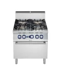 Masina de gatit cu 4 arzatoare (10 kW fiecare) Electrolux Professional, alimentare gaz, si cuptor alimentare pe gaz cu convectie (10,5 kW)