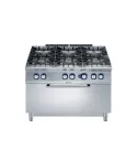 Masina de gatit cu 6 arzatoare (10 kW fiecare) Electrolux Professional, alimentare gaz, si cuptor mare cu alimentare pe gaz (12 kW)