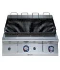 Grill de banc PowerGrill Electrolux Professional, alimentare pe gaz, modul complet - HP, inox de 2 mm