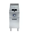 Friteuza alimentare gaz Electrolux Professional, 15 litri, cu o cuva in forma de „V” (arzatoare externe) si 1 cos