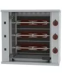 Grill electric pentru pui, 3 tepuse pentru 9 pui