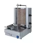 Gratar electric pentru kebab, 2 zone de incalzire, motor inferior, 30 kg