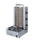 Gratar electric pentru kebab, 3 zone de incalzire, motor inferior, 70 kg