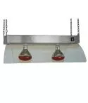 Lampi cu infrarosu, montare pe acoperis, 2xGN1/1