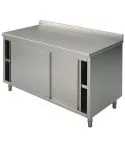 Masa tip dulap, usi glisante, cu rebord, 1000x700 mm