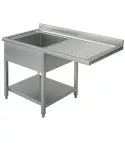 Spalator 1 cuva, picurator suspendat dreapta, 1400x600 mm