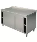 Masa tip dulap, usi glisante si rebord, 2000x600 mm