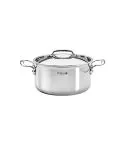 Cratita inox cu capac "Affinity", 20 cm/3,4 l - de Buyer