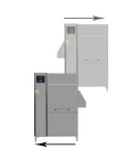 Masina de spalat vase tip tunel Electrolux Professional, 100 de cosuri per ora