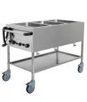 Carucior bain-marie, 3 GN1/1, h=150 mm